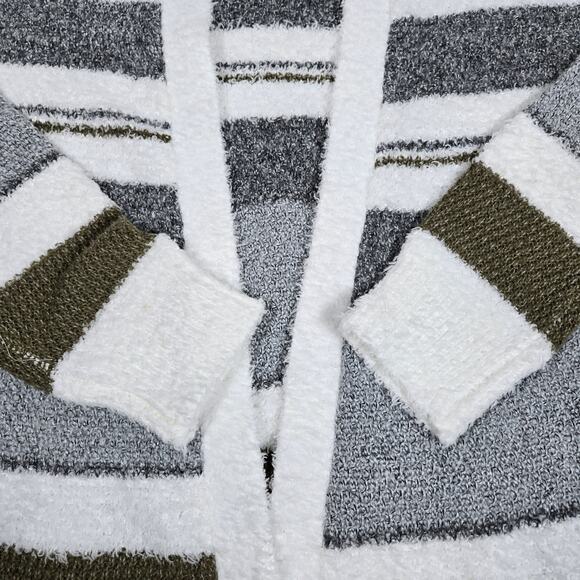 Pink Clover Cardigan With Pockets Color Multi Long Sleeve Striped Cardigan S NWT - Picture 7 of 10